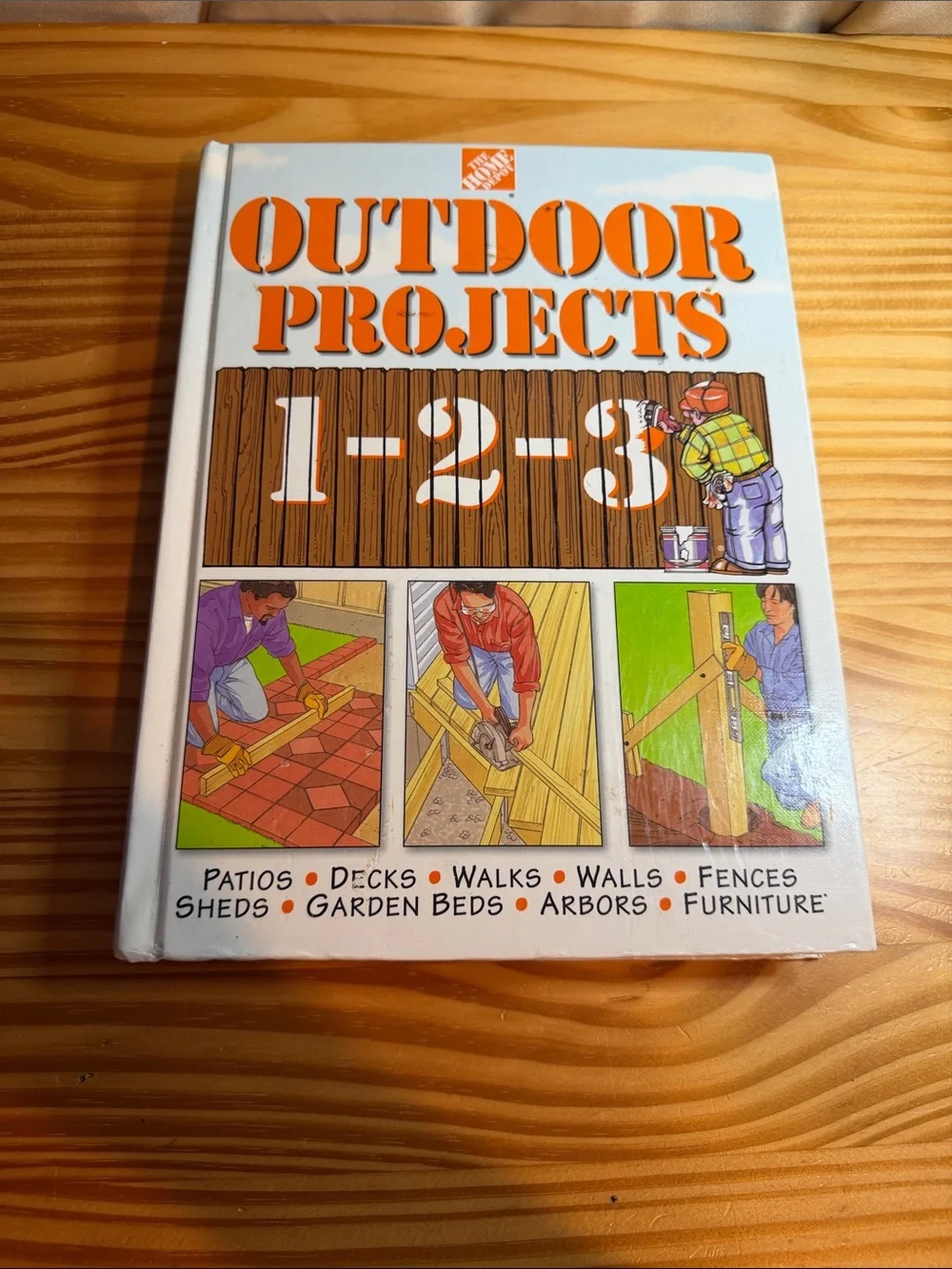 The Home Depot Outdoor Projects 1-2-3 Hardcover Book